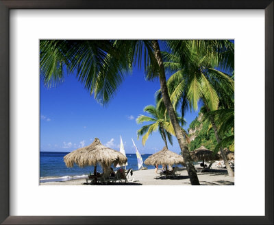 Anse Chastenet, St. Lucia, Windward Islands, West Indies, Caribbean, Central America by John Miller Pricing Limited Edition Print image