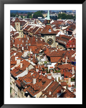 City Buildings From Top Of Munster, Bern, Switzerland by Glenn Beanland Pricing Limited Edition Print image