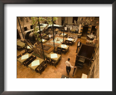 Dining Room, Beit Al-Wakil Hotel, Aleppo (Haleb), Syria, Middle East by Christian Kober Pricing Limited Edition Print image