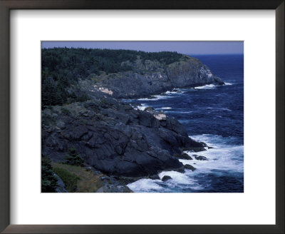 Surf Crashes On The Cliffs, Maine, Usa by Jerry & Marcy Monkman Pricing Limited Edition Print image