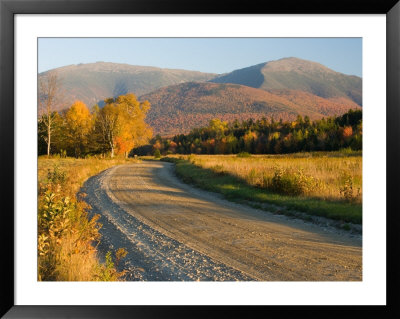 Valley Road In Jefferson, Presidential Range, White Mountains, New Hampshire, Usa by Jerry & Marcy Monkman Pricing Limited Edition Print image