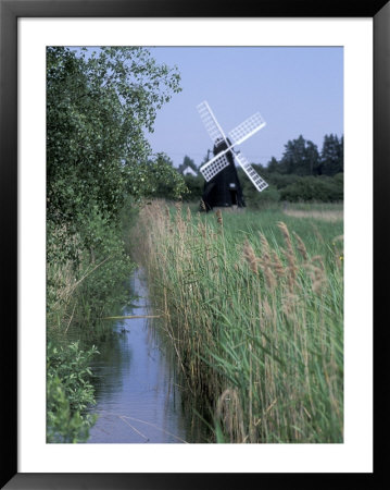 Wickham Fen Wind Pump, Cambridgeshire, England by Nik Wheeler Pricing Limited Edition Print image