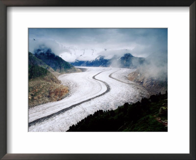 Grosser Aletschgletscher Near Riederalp, Riederalp, Valais, Switzerland by Witold Skrypczak Pricing Limited Edition Print image