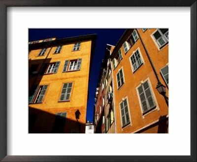 Colourful House Facades Overlooking Cours Saleya, Nice, Provence-Alpes-Cote D'azur, France by David Tomlinson Pricing Limited Edition Print image