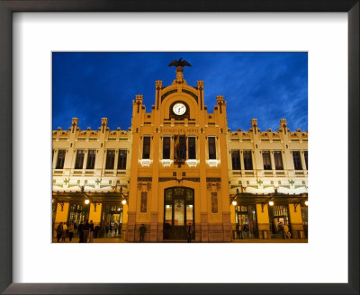 Modernista Facade Of Estacion Del Norte, Valencia, Spain by Greg Elms Pricing Limited Edition Print image