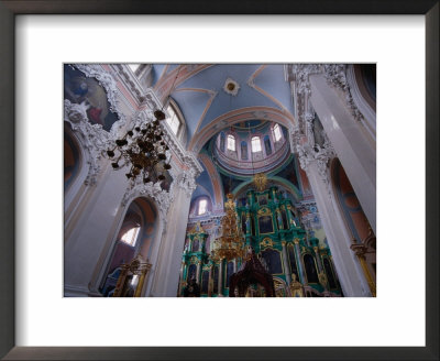 Interior Of The Russian Orthodox Church Of The Holy Spirit, Vilnius, Lithuania by Tom Cockrem Pricing Limited Edition Print image