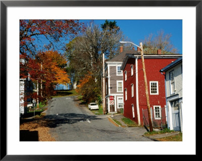 Town Street In Autumn, Lunenburg, Canada by Wayne Walton Pricing Limited Edition Print image