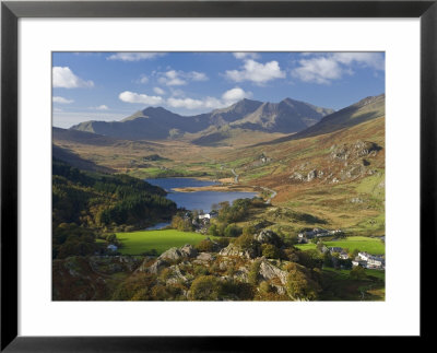 View To Llynnau Mymbyr And Mt Snowdon, North Wales by Peter Adams Pricing Limited Edition Print image