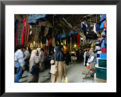 Shoppers In Central Bazaar Area Shiraz, Fars, Iran by Phil Weymouth Pricing Limited Edition Print image