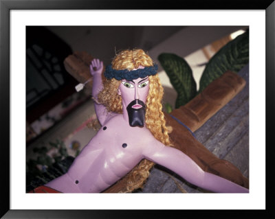 Hispanic Jesus, Carved Wood, New Mexico, Usa by Judith Haden Pricing Limited Edition Print image