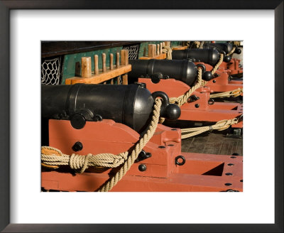 Cannons On The Uss Constitution, Boston, Massachusetts by Tim Laman Pricing Limited Edition Print image