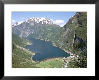 Geiranger Fjord Seen From Flydalsgjuvet, Western Fiordlands, Norway, Scandinaiva by Tony Waltham Pricing Limited Edition Print image