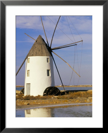 Old Windmill At Mar Menor, Near Cartagena, Murcia, Spain by Marco Simoni Pricing Limited Edition Print image