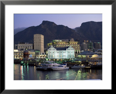 The Victoria And Alfred Waterfront, In The Evening, Cape Town, South Africa, Africa by Yadid Levy Pricing Limited Edition Print image