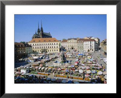Morning Market, Brno, Czech Republic by Gavin Hellier Pricing Limited Edition Print image