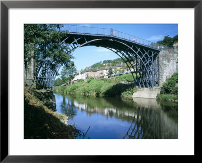 The Iron Bridge Across River Severn, Ironbridge, Unesco World Heritage Site, Shropshire, England by David Hunter Pricing Limited Edition Print image