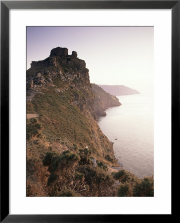 Castle Rock, Near Lynton, Devon, England, United Kingdom by John Miller Pricing Limited Edition Print image
