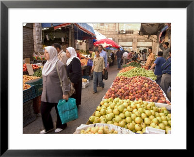 Fruit And Vegetable Market, Amman, Jordan, Middle East by Christian Kober Pricing Limited Edition Print image