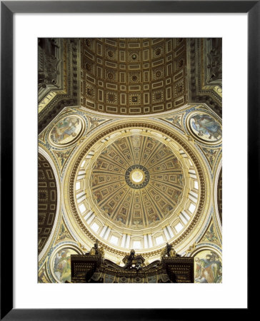 Interior Of The Dome, St. Peter's Basilica, Vatican, Rome, Lazio, Italy by G Richardson Pricing Limited Edition Print image