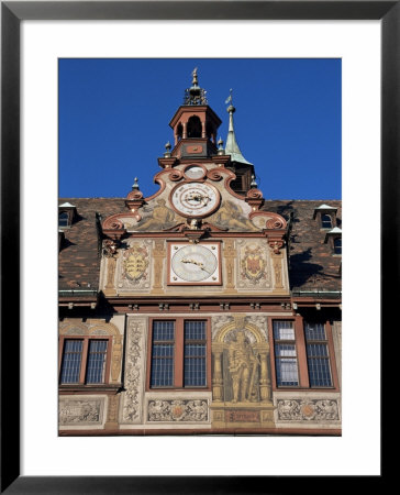 Detail Of Town Hall, Tubingen, Baden-Wurttemberg, Germany by Hans Peter Merten Pricing Limited Edition Print image