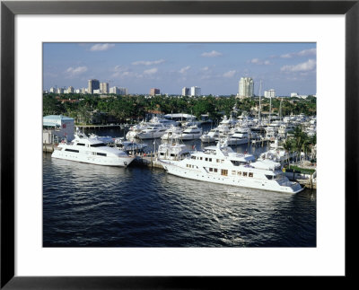 Waterways, Canals And Lagoons, Fort Lauderdale, Florida, Usa by Gavin Hellier Pricing Limited Edition Print image