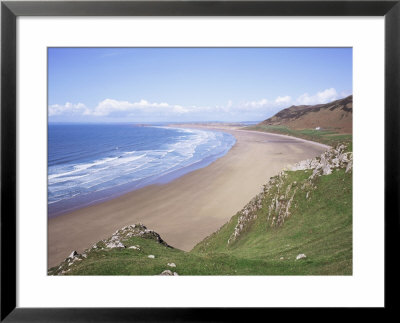 Rhossili Bay, Gower Peninsula, Wales, United Kingdom by Roy Rainford Pricing Limited Edition Print image