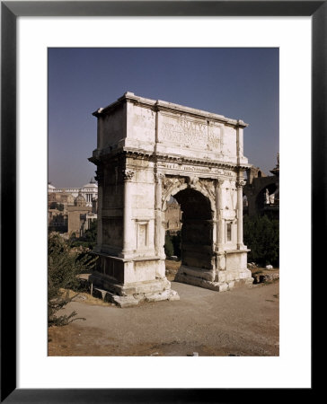 Arch Of Titus, Commemorating Capture Of Jerusalem In 70 Ad, Rome, Lazio, Italy by Walter Rawlings Pricing Limited Edition Print image
