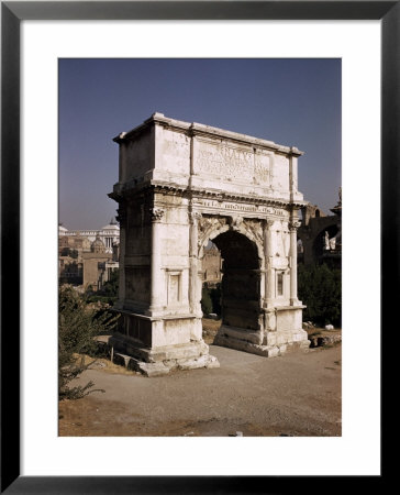 Arch Of Titus, Commemorating Capture Of Jerusalem In 70 Ad, Rome, Lazio, Italy by Walter Rawlings Pricing Limited Edition Print image
