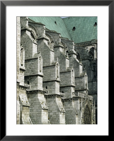 Buttresses On The South Front Of The Cathedral, Chartres, France by Walter Rawlings Pricing Limited Edition Print image