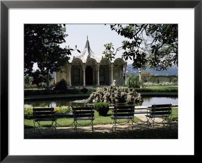 Pavilion In The Beylerbei Palace Gardens, Istanbul, Turkey, Eurasia by Michael Short Pricing Limited Edition Print image