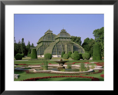 Palm House, Schonbrunn Gardens, Unesco World Heritage Site, Vienna, Austria by Jean Brooks Pricing Limited Edition Print image