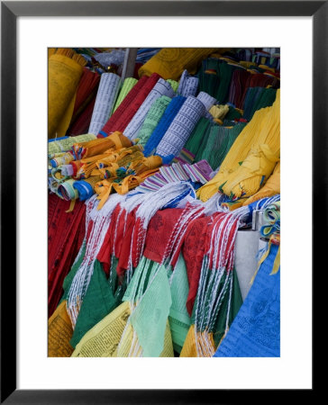 Prayer Flags, Barkhor, Lhasa, Tibet, China by Ethel Davies Pricing Limited Edition Print image