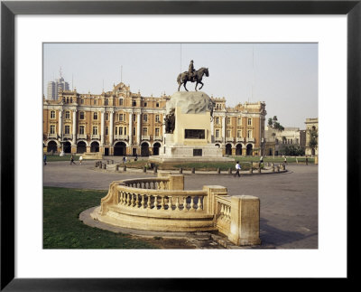 Plaza St. Martin, Lima, Peru, South America by Charles Bowman Pricing Limited Edition Print image