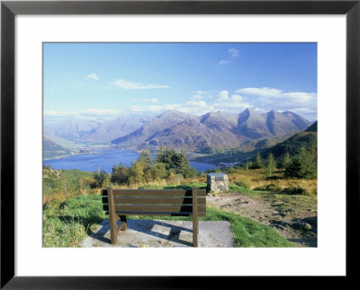 Bealach Ratagain Viewpoint Looking Towards The Five Sisters Of Kintail And Loch Duich In Glen Sheil by Pearl Bucknall Pricing Limited Edition Print image