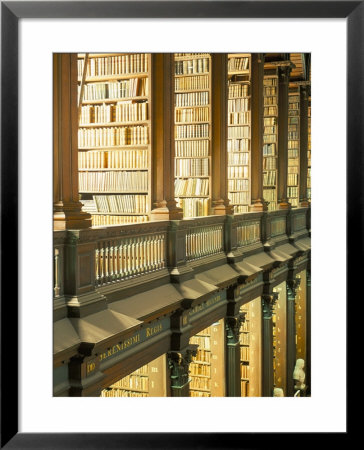 Gallery Of The Old Library, Trinity College, Dublin, County Dublin, Eire (Ireland) by Bruno Barbier Pricing Limited Edition Print image