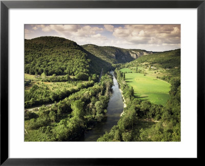 River Aveyron Near St. Antonin Noble Val, Midi Pyrenees, France by Michael Busselle Pricing Limited Edition Print image