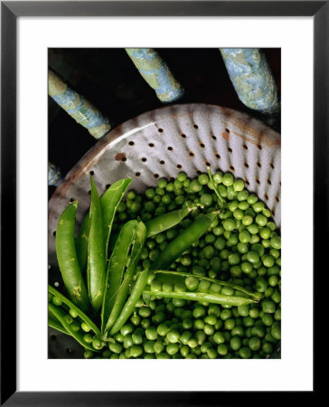 Fresh Green Peas In Bowl, Melbourne, Victoria, Australia by John Hay Pricing Limited Edition Print image