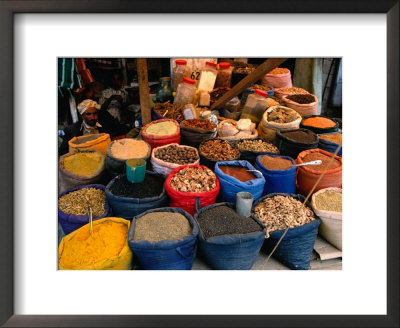 Vendor And Spice Stall, Ta'izz, Ta'izz, Yemen by Eric Wheater Pricing Limited Edition Print image