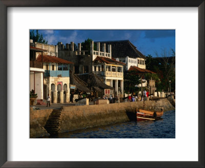 Buildings On Waterfront, Lamu, Kenya by Ariadne Van Zandbergen Pricing Limited Edition Print image