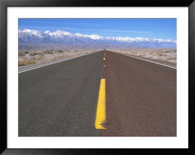 Highway 136 Heading Toward Lone Pine, Ca by Frank Pedrick Pricing Limited Edition Print image