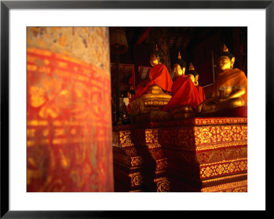 Buddha Statues Inside Wat Phra That In Northern Thailand, Thailand by John Hay Pricing Limited Edition Print image