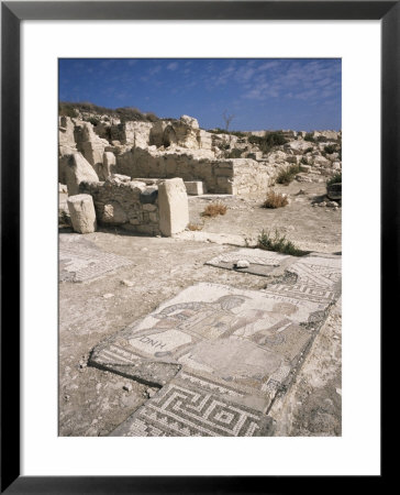 Mosaic Of The Gladiators In The House Of The Gladiators, Kourion (Curium) (Kurion), Cyprus by Tom Teegan Pricing Limited Edition Print image