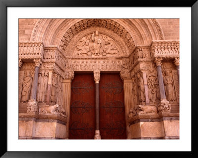 Eglise St. Trophine Door Detail, Arles, Provence-Alpes-Cote D'azur, France by Diana Mayfield Pricing Limited Edition Print image