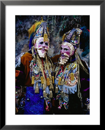 Festival Participants Dressed As Spanish Conquistadors, Chichicastenango, Guatemala by Richard I'anson Pricing Limited Edition Print image
