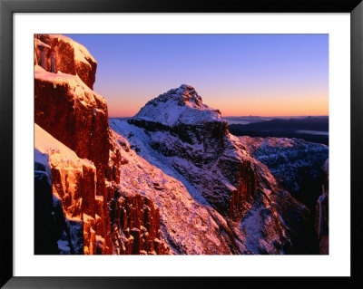 Winter Dawn On Mt. Anne, South West National Park, Tasmania, Australia by Grant Dixon Pricing Limited Edition Print image
