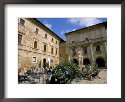 Cafe, Piazza Grande, Montepulciano, Tuscany, Italy by Jean Brooks Pricing Limited Edition Print image