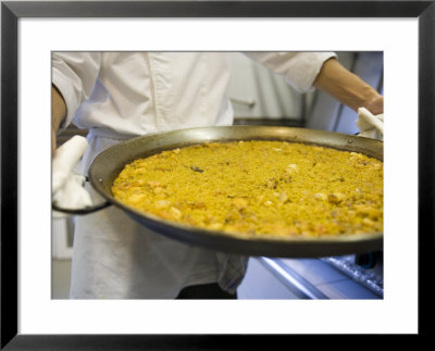 Paella Being Served At Hotel Neptuno, Valencia, Spain by Greg Elms Pricing Limited Edition Print image