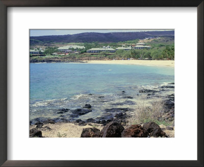 Manele Bay Resort And Hulopoe Beach, Lanai by Peter French Pricing Limited Edition Print image