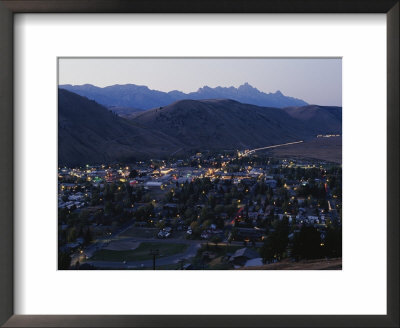The City Of Jackson Lights Up At Dusk by Bobby Model Pricing Limited Edition Print image