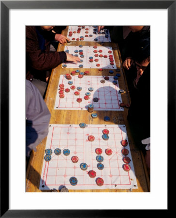 People Playing Chinese Chess, China by Keren Su Pricing Limited Edition Print image